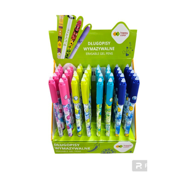 ΣΤΥΛΟ ΣΒΗΝΟΜΕΝΟ GEL PEN SMILE  0,5MM ΜΠΛΕ ΧΡΩΜΑΤΟΣ HAPPY COLOR   017307