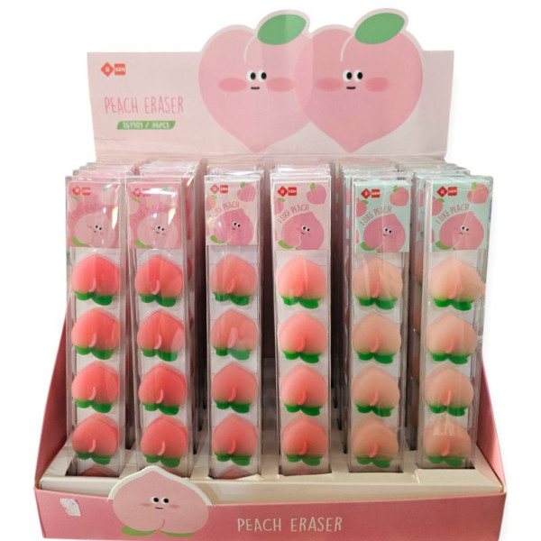 ΓΟΜΟΛΑΣΤΙΧΑ PVC 5 PCS SET PEACH
