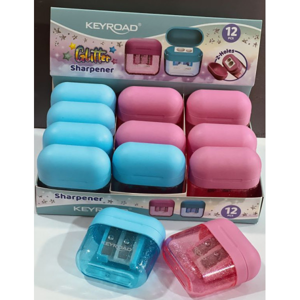 ΞΥΣΤΡΑ 2 ΟΠΩΝ GLITTER ΠΑΣΤΕΛ 2 ΣΧΕΔΙΑ KEYROAD
