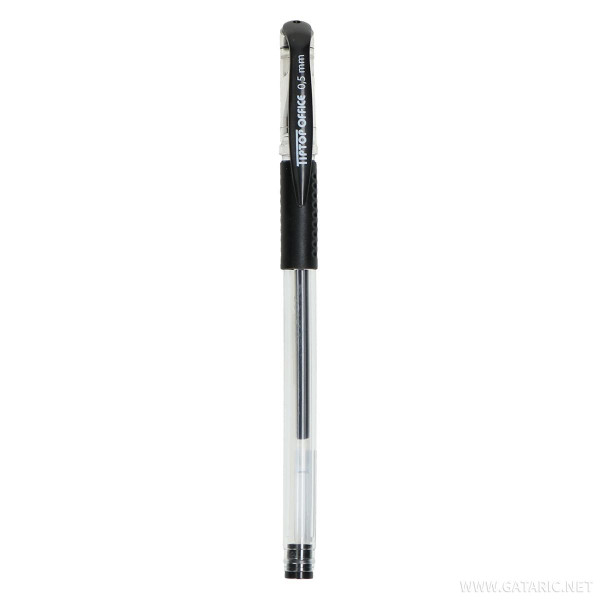 ΣΤΥΛΟ ΜΑΥΡΟ SUPER GEL INK 0.7 ΛΑΣΤΙΧΕΝΙΑ ΛΑΒΗ