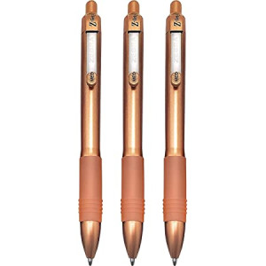 ΣΤΥΛΟ  ZEBRA BALL Z-GRIP  SMOOTHE  ROSE GOLD 1.0MM  (Συσκ-12τεμ)