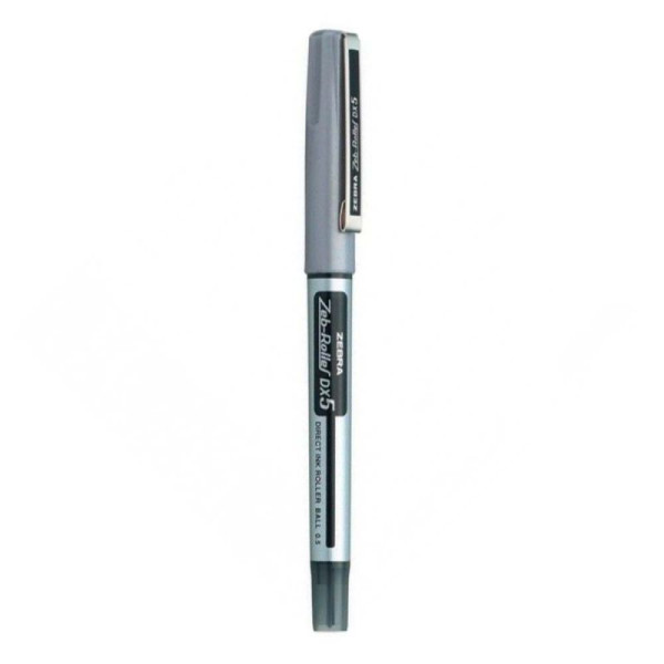 ΣΤΥΛΟ ZEBRA ZEBROLLER DX-5 SILVER 0.5MM BLACK ZB-16071Z
