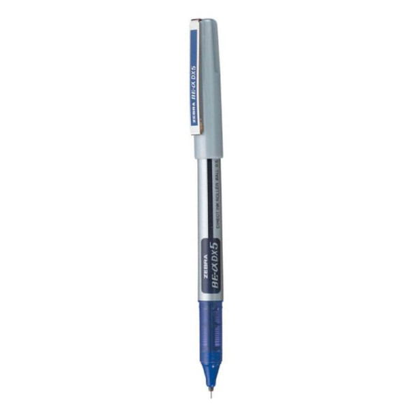 ΣΤΥΛΟ ZEBRA ZEBROLLER DX-5 SILVER 0.5MM BLUE ZB-16072Z