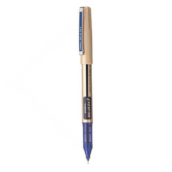ΣΤΥΛΟ ZEBRA ZEBROLLER DX-7 GOLD 0.7MM BLUE ZB-16082Z