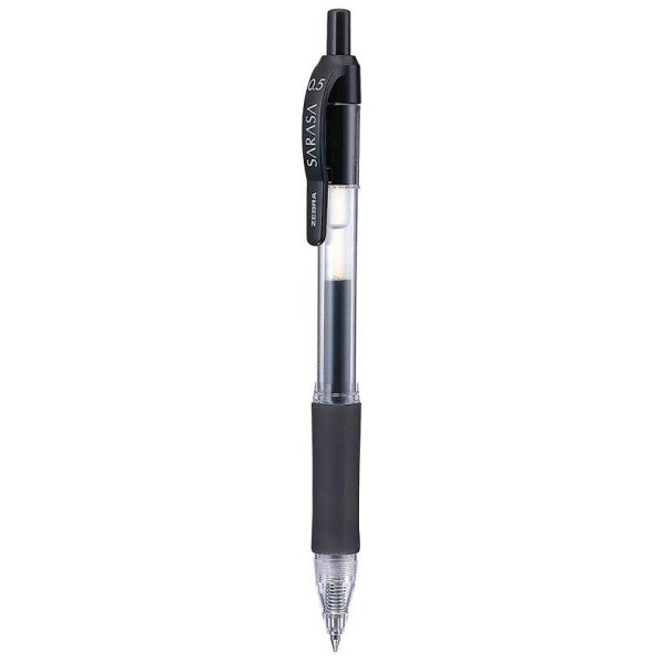 ΣΤΥΛΟ ZEBRA GEL SARASA RETRACTABLE 0.5MM ΜΑΥΡΟ