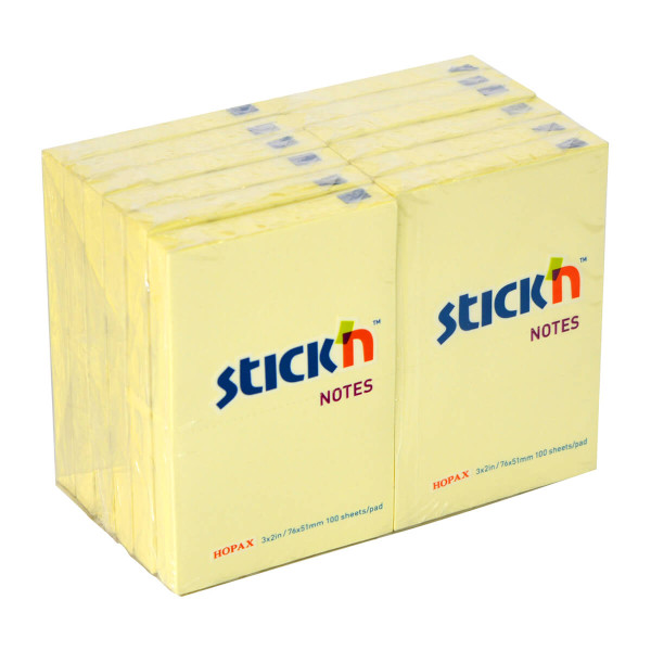 ΑΥΤΟΚΟΛΛΗΤΑ ΧΑΡΤΑΚΙΑ 50Χ76  ΚΙΤΡΙΝΑ