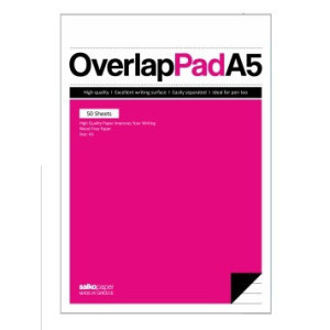 ΜΠΛΟΚ ΓΡΑΦΗΣ OVERLAP ΡΙΓΕ 14Χ21/50Φ Α5