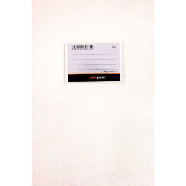 ΤΕΤΡΑΔΙΑ ΧΡΩΜΑΤΙΣΤΑ ΛΕΥΚΟ EX-COLOR 80gr 17Χ25/50Φ ΡΙΓΕ