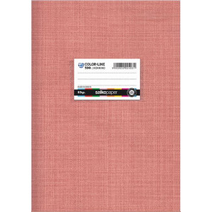 ΤΕΤΡΑΔΙΟ COLORLINE 80gr ΚΟΚΚΙΝΟ Α4 21Χ29/40Φ ΡΙΓΕ