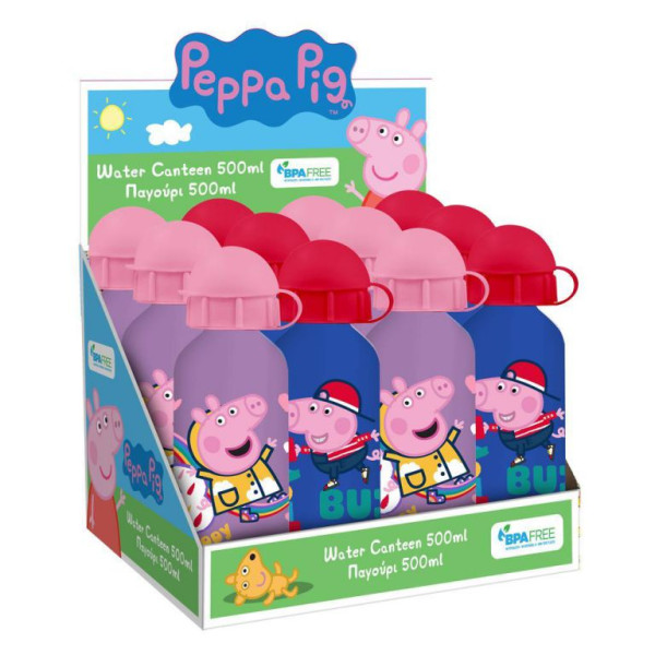 ΠΑΓΟΥΡΙ 500ML PEPPA PIG ΑΛΟΥΜΙΝΙΟΥ