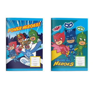ΤΕΤΡΑΔΙΟ ΚΑΡΦΙΤΣΑ 17Χ25 PJ MASKS 40Φ 2ΣΧ.