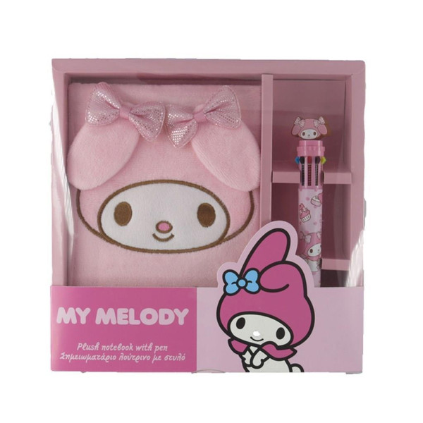 ΣΗΜΕΙΩΜΑΤΑΡΙΟ ΛΟΥΤΡΙΝΟ 14Χ20  ΜΕ ΣΤΥΛΟ MY MELODY