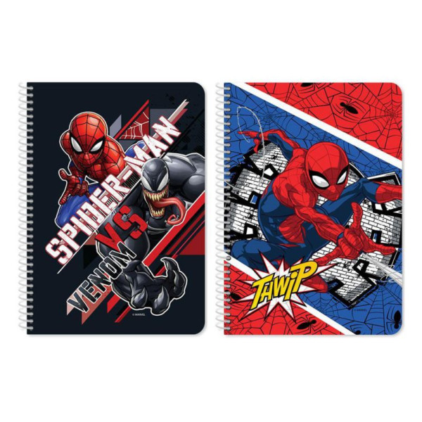 ΤΕΤΡΑΔΙO ΣΠΙΡΑΛ 17Χ25 2ΘΕΜ 60Φ SPIDERMAN 2ΣΧ