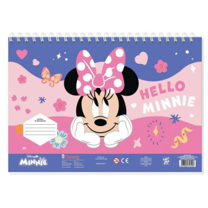 ΜΠΛΟΚ ΖΩΓΡΑΦ MINNIE 23X33 40ΦΥΛ ΑΥΤΟΚ-ΣΤΕΝΣΙΛ- 2ΣΕΛ ΧΡ 2ΣΧ.
