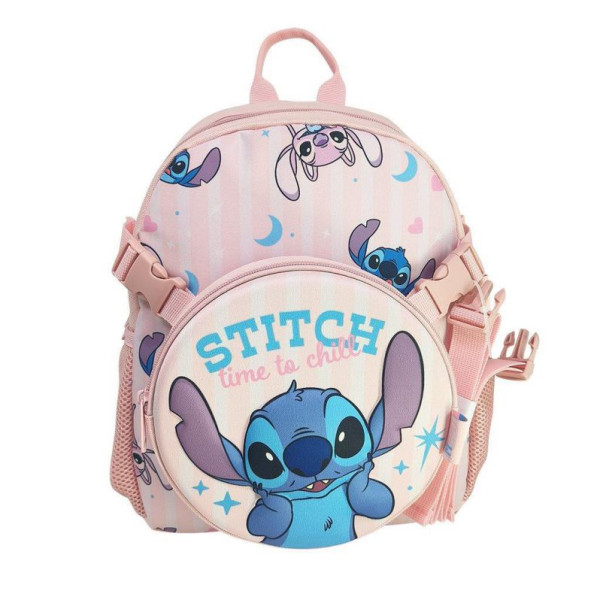 ΤΣΑΝΤΑ ΠΛΑΤΗΣ ΝΗΠΙΟΥ DISNEY LILO & STITCH MUST TEAM 1 ΘΗΚΗ ΜΕ ΑΠΟΣΠΩΜΕΝΟ ΤΣΑΝΤΑΚΙ ΜΕΣΗΣ - ΩΜΟΥ