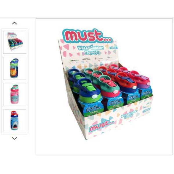 ΠΑΓΟΥΡΙ TRITAN 500ML 4 ΣΧ MUST 7X19CM