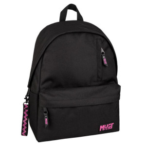 ΤΣΑΝΤΑ ΠΛΑΤΗΣ MUST TEAM MONOCHROME CLASSIC 32Χ17Χ42 1 ΜΑΥΡΗ ΜΕ ΡΟΖ