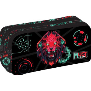 ΣΧΟΛΙΚΗ ΚΑΣΕΤΙΝΑ ΒΑΡΕΛΑΚΙ MUST TEAM LION BYTE 2 ΘΗΚΕΣ