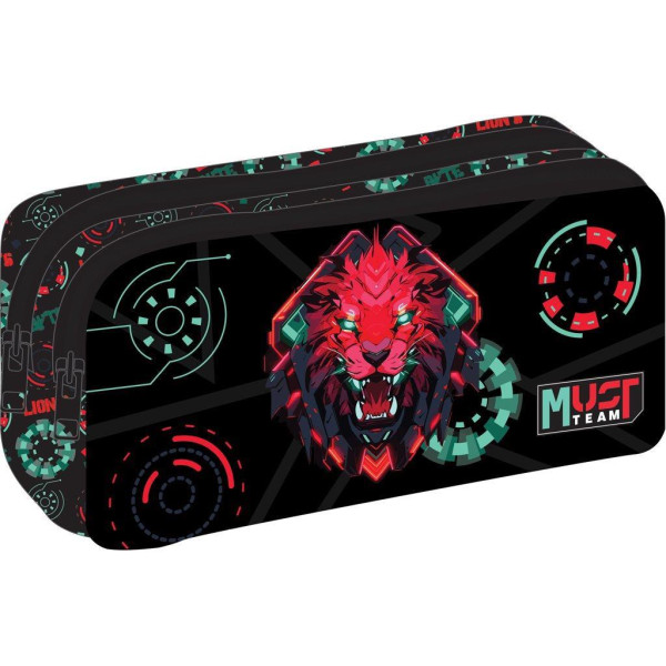 ΣΧΟΛΙΚΗ ΚΑΣΕΤΙΝΑ ΒΑΡΕΛΑΚΙ MUST TEAM LION BYTE 2 ΘΗΚΕΣ