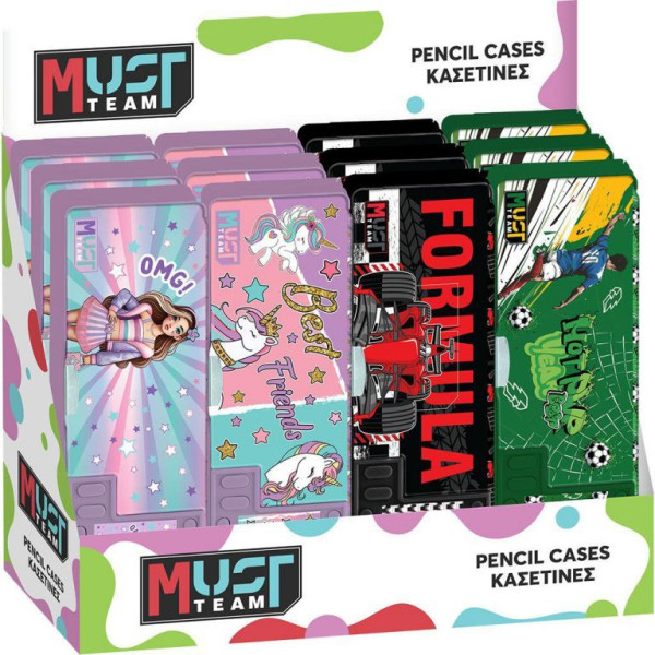 ΚΑΣΕΤΙΝΑ MUST TEAM ΜΕ ΜΑΓΝΗΤΙΚΟ ΚΟΥΜΠΩΜΑ 26Χ9Χ3,2ΕΚ 4ΣΧ