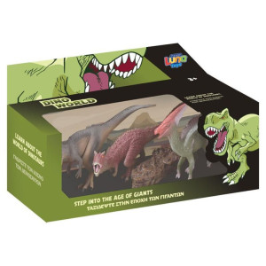 ΔΕΙΝΟΣΑΥΡΟΣ ΣΕΤ LUNA TOYS 4 ΤΜΧ., 31X14X18,5 ΕΚ. ΣΕ 2 ΣΧΕΔΙΑ