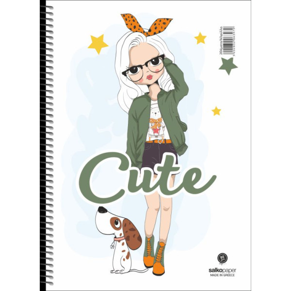 ΣΠΙΡΑΛ CUTE 17Χ25 1Θ 60ΣΕΛ
