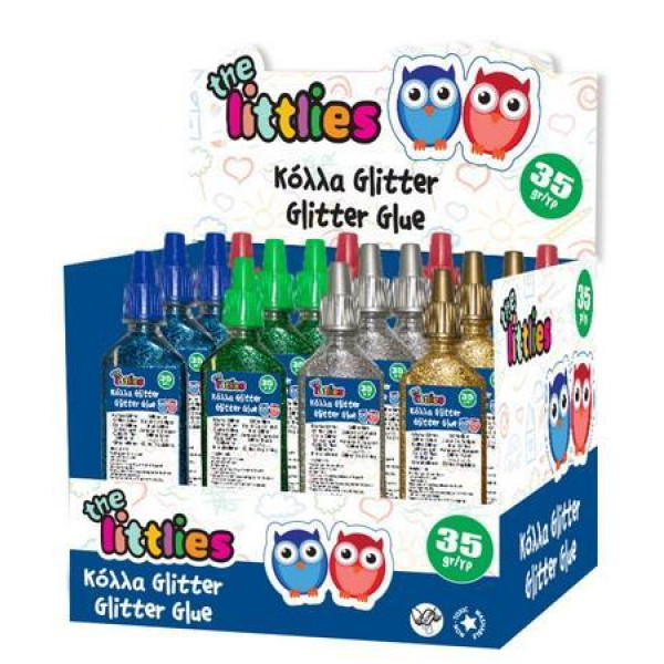 ΚΟΛΛΕΣ GLITTER 35ML THE LITTLIES 6-ΧΡΩΜΑΤΑ