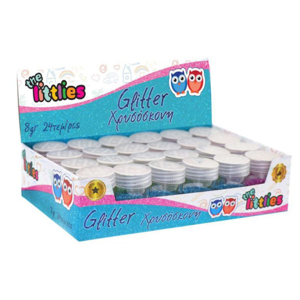 ΧΡΥΣΟΣΚΟΝΗ GLITTER  8gr ΣΤΑΝΤ 5ΡΟΖ 5ΛΕΥΚΟ 5ΜΩΒ 5ΛΑΧΑΝΙ 4ΓΑΛΑΖΙΟ