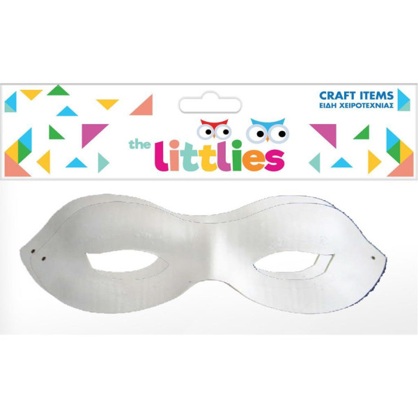 ΜΑΣΚΑ ΠΡΟΣΩΠΟΥ ΧΕΙΡΟΤΕΧΝΙΑΣ THE LITTLIES ΧΑΡΤΙΝΗ 185X82X40MM 2 ΤΜΧ.