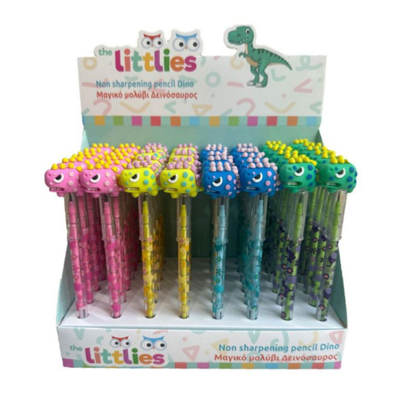 ΜΑΓΙΚΟ ΜΟΛΥΒΙ DINO ΔΙΑΦ ΧΡΩΜ THE LITTLIES (48ΤΕΜ)