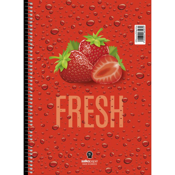 ΣΠΙΡΑΛ FRESH 17X25/180σελ. 3θ