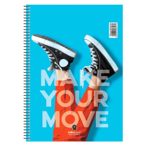 ΣΠΙΡΑΛ MAKE YOUR MOVE 21X29/60σελ. 1θ