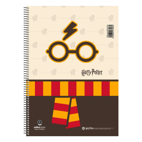ΣΠΙΡΑΛ HARRY POTTER - CHARMS 21X29 3Θ 180ΣΕΛ