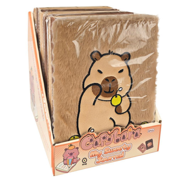 ΣΗΜΕΙΩΜΑΤΑΡΙΟ ΛΟΥΤΡΙΝΟ 16Χ2,5Χ22ΕΚ KAZURA CAPYBARA