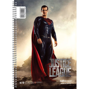 ΣΠΙΡΑΛ JUSTICE LEAGUE 21X29/120ΣΕΛ 2Θ