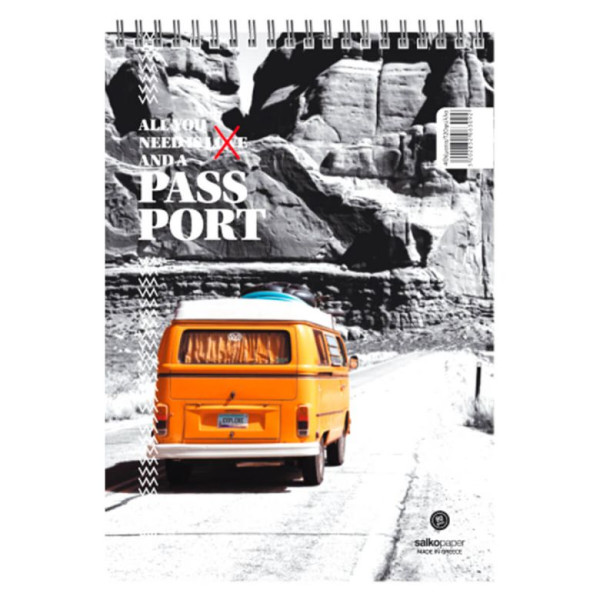 ΜΠΛΟΚ ΣΠΙΡΑΛ PASSPORT 10X14X160ΣΕΛ