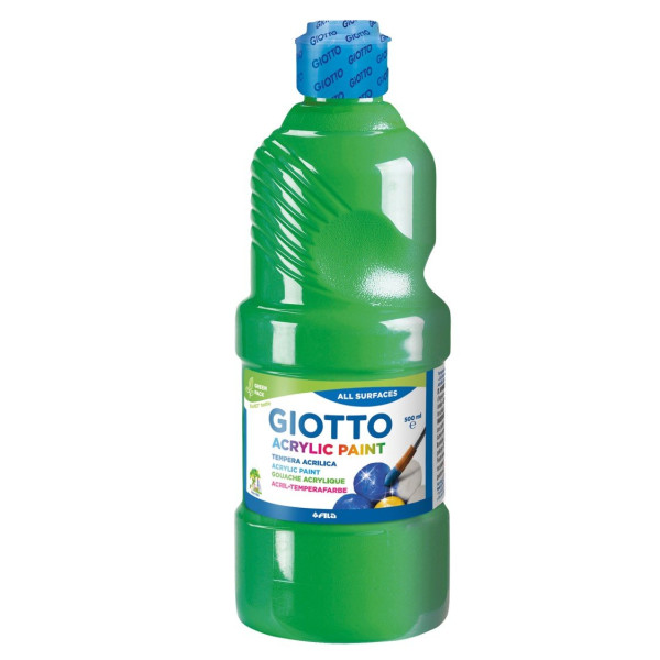 ΑΚΡΥΛΙΚΗ ΤΕΜΠΕΡΑ ΠΡΑΣΙΝΗ 500ml GIOTTO