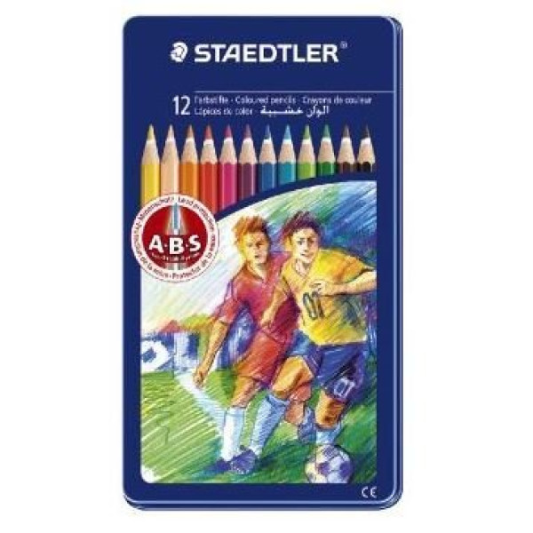 ΣΕΤ ΞΥΛΟΜΠΟΓΙΑΣ ΣΕ ΜΕΤΑΛΛΙΚΟ ΚΟΥΤΙ SPORT 145 SPM12 STAEDTLER 12ΤΕΜ