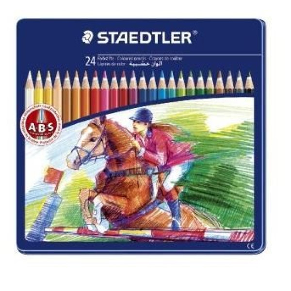 ΣΕΤ ΞΥΛΟΜΠΟΓΙΑΣ ΣΕ ΜΕΤΑΛΛΙΚΟ ΚΟΥΤΙ SPORT 145 SPM24 STAEDTLER 24ΤΕΜ