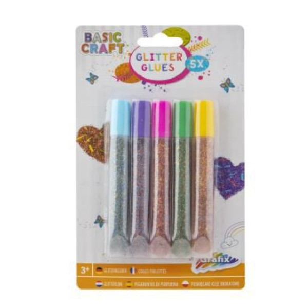ΚΟΛΛΑ GLITTER ΣΕΤ 5TEM 8ML