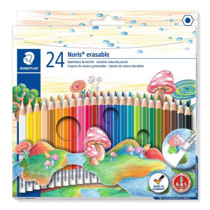 ΣΕΤ ΞΥΛΟΜΠΟΓΙΑΣ ΜΕ ΓΟΜΑ NORIS CLUB 144 50NC24 STAEDTLER 24ΤΕΜ