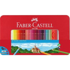 ΜΕΤΑΛΛΙΚΗ ΚΑΣΕΤΙΝΑ115894  ΞΥΛΟΜΠΟΓΙΕΣ 60ΤΕΜ FABER CASTEL