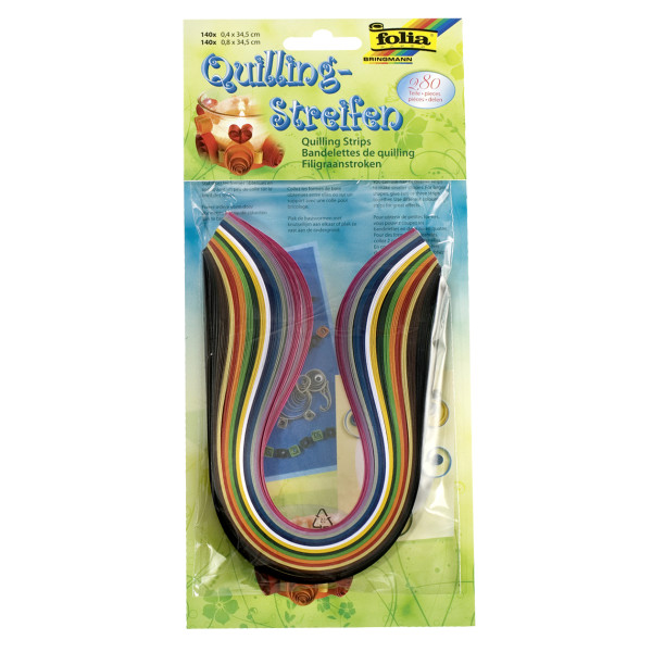 ΧΑΡΤΙ ΛΩΡΙΔΕΣ ΓΙΑ QUILLING, 280 ΤΕΜΑΧΙΑ, 14 ΧΡΩΜΑΤΑ, ΣΕ 2 ΜΕΓΕΘΗ (0,5 X 34,5 CM ΚΑΙ 0,8 X 34,5 CM)