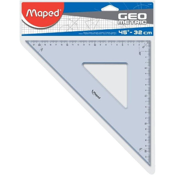 ΓΕΩΜΕΤΡΙΚΟ ΤΡΙΓΩΝΟ GEOMETRIC 32CM - 45 ΜΟΙΡΕΣ