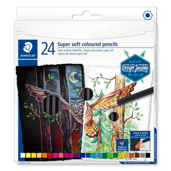 ΞΥΛΟΜΠΟΓΙΕΣ SUPER SOFT STAEDTLER 24ΤΕΜ