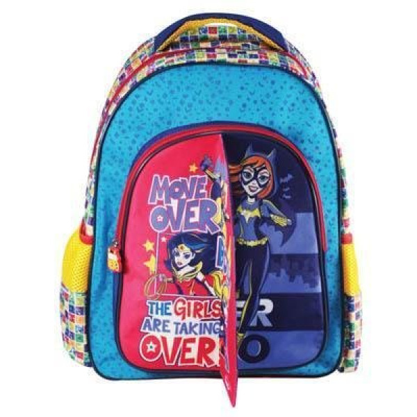 ΤΣΑΝΤΑ ΠΛΑΤΗΣ "SUPER HERO GIRLS" 3 ΘΗΚΕΣ