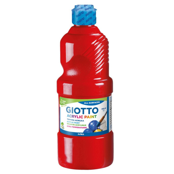 ΑΚΡΥΛΙΚΗ ΤΕΜΠΕΡΑ ΚΟΚΚΙΝΗ 500ml GIOTTO
