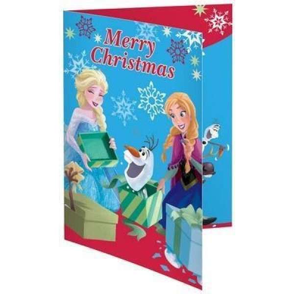 ΚΑΡΤΑ ΧΡΙΣΤΟΥΓΕΝΝΩΝ FROZEN ΣΕ 3 ΣΧΕΔΙΑ
