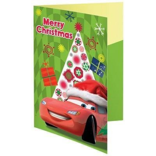 ΚΑΡΤΑ ΧΡΙΣΤΟΥΓΕΝΝΩΝ "CARS" ΣΕ 3 ΣΧΕΔΙΑ