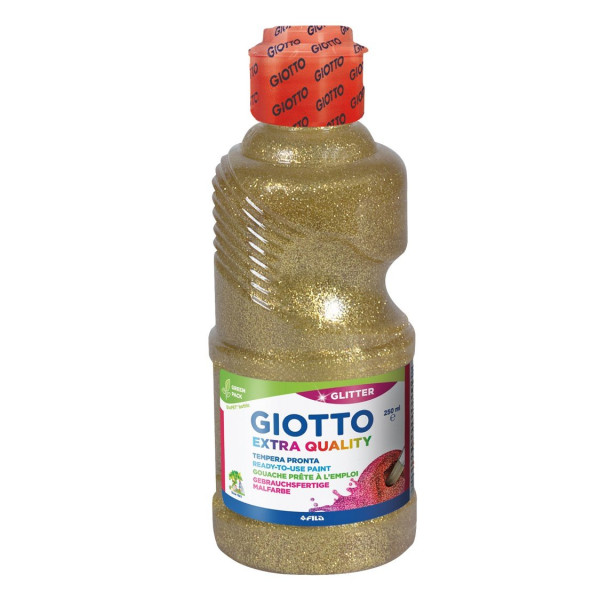 ΤΕΜΠΕΡΑ GLITTER ΧΡΥΣΟ 250ml GIOTTO